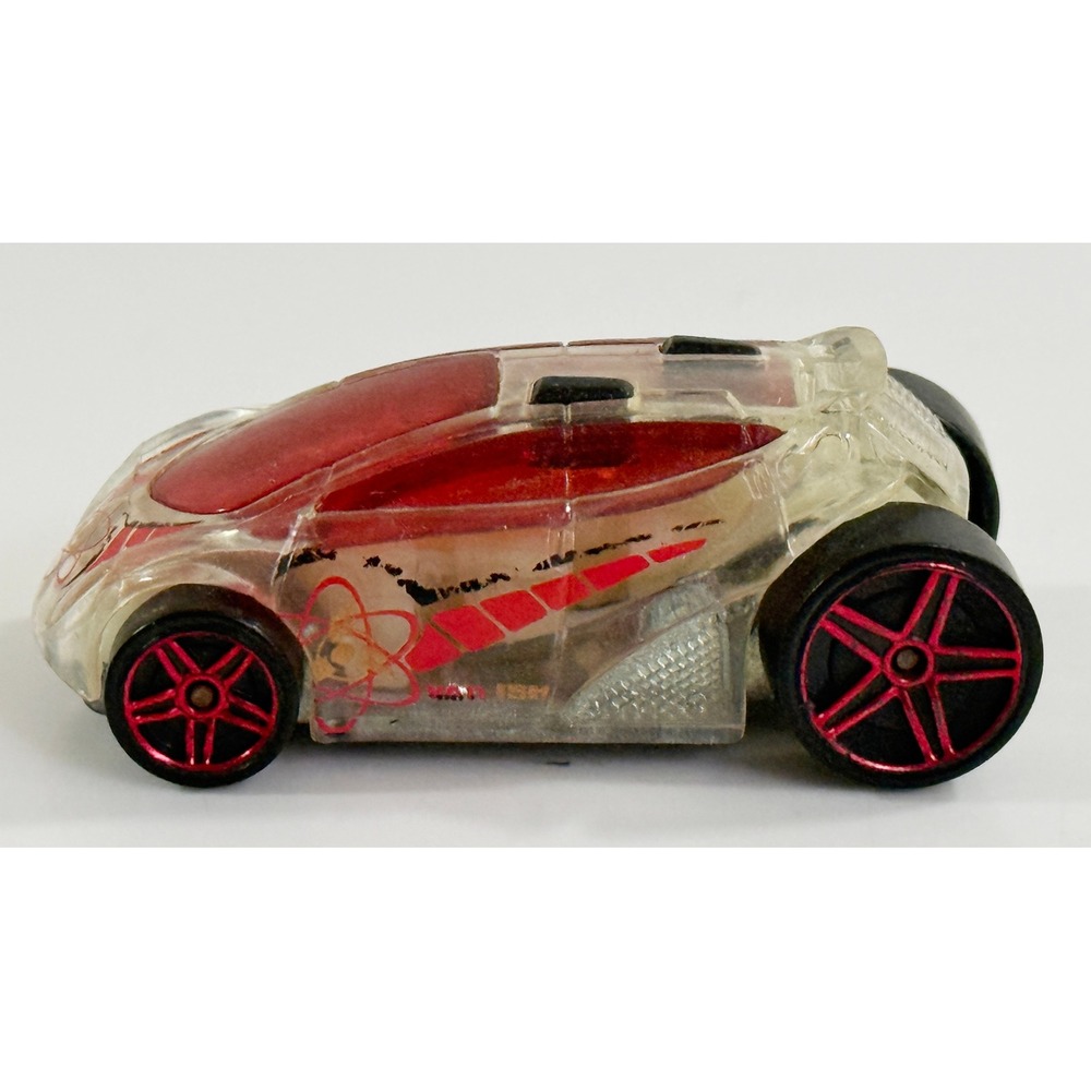 Hot Wheels Vandetta Toy Car Kids 1:64 Clear Red X-Raycers Diecast